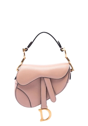 Christian Dior Pre-Owned 2021 Micro Goatskin Saddle Bag satchel - Brown