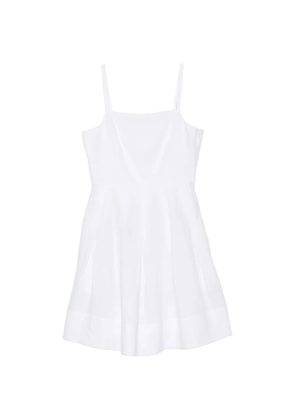 Eleventy spaghetti-strap mini dress - White