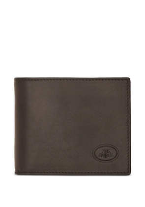 The Bridge logo-debossed leather wallet - Black