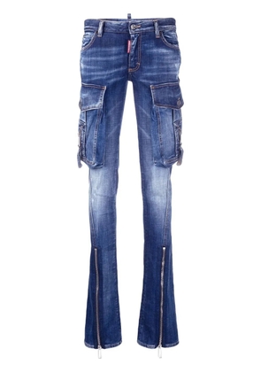 DSQUARED2 cargo flared jeans - Blue