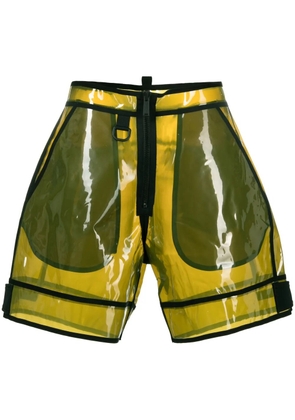 DSQUARED2 transparent-design shorts - Green