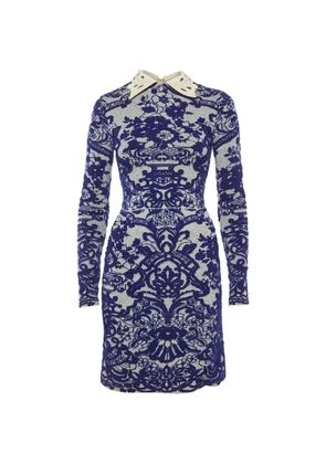 Valentino Garavani Pre-Owned jacquard mini dress - Blue