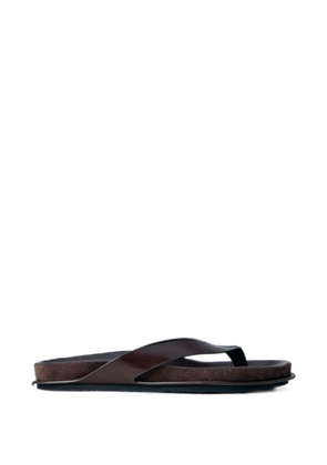 Jacquemus Les Tatanes leather sandals - Brown