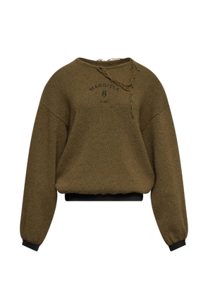 MM6 Maison Margiela knit jumper - Brown
