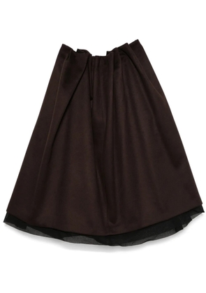 The Row Lamartine midi skirt - Brown