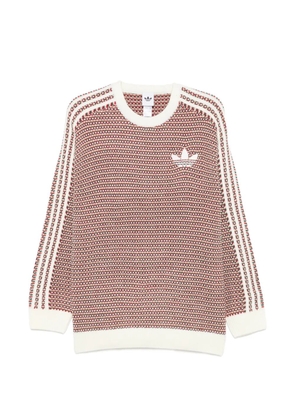 adidas Trefoil logo-embroidered sweater
