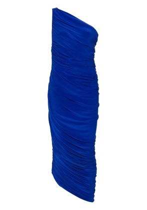Norma Kamali Diana ruched maxi dress - Blue