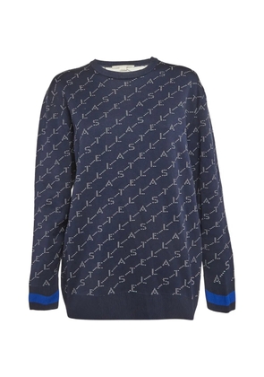 Stella McCartney Pre-Owned crew-neck long-sleeve sweater - Blue