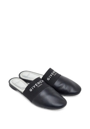 Givenchy Pre-Owned Bedford logo-print mules - Black