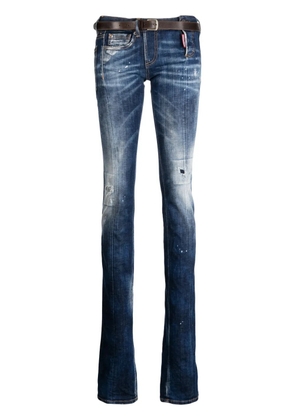 DSQUARED2 Sharpey low-rise skinny jeans - Blue
