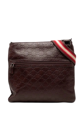 Gucci Pre-Owned 2000-2015 Guccissima Web crossbody bag - Red