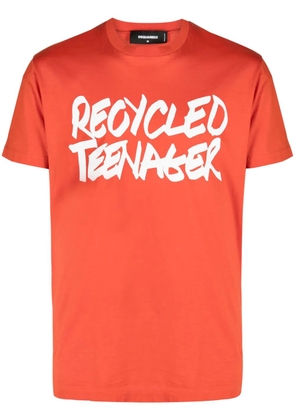DSQUARED2 graphic-print cotton T-shirt