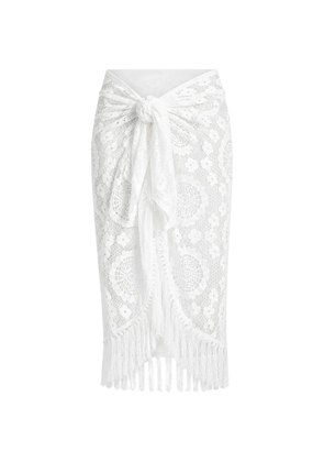 Simkhai fringed sarong - White