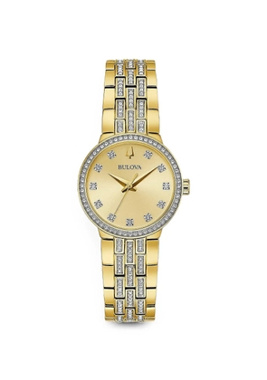 Bulova Crystal 29mm watch - Gold