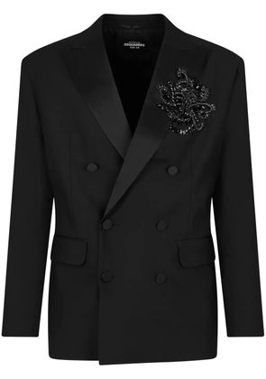 DSQUARED2 embellished double-breasted blazer - Black