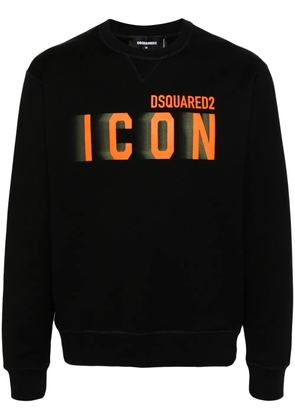 DSQUARED2 Icon Blur Cool Fit cotton sweatshirt - Black