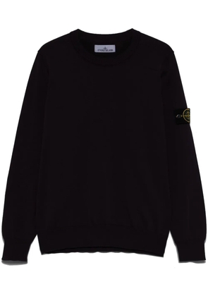 Stone Island Compass-badge sweater - Purple