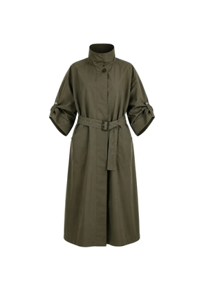 COG THE BIG SMOKE Holly belted coat - Green