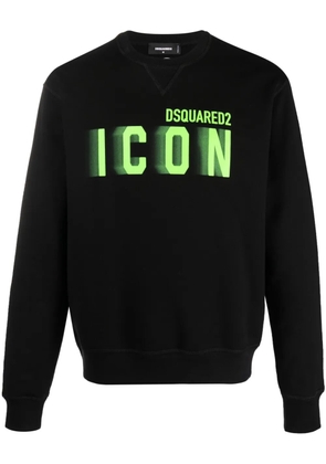 DSQUARED2 Icon-print cotton sweatshirt - Black