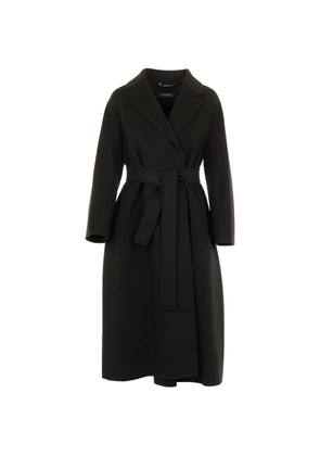 'S Max Mara belted single-breasted coat - Black