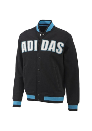 adidas fleece varsity jacket - Black
