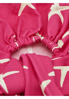 Valentino Garavani Pre-Owned Escape starfish-print headband - Pink