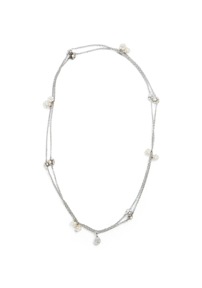 Charriol mother-of-pearl floral necklace - Silver