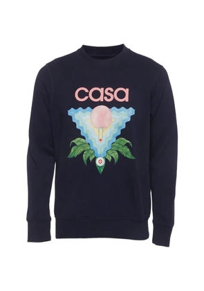 Casablanca graphic-print sweatshirt - Blue