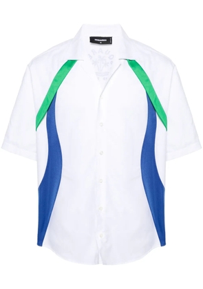 DSQUARED2 Sporty Waves cotton shirt - White
