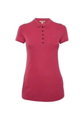 Burberry Pre-Owned cotton pique polo shirt - Pink
