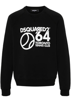 DSQUARED2 Toronto Tennis Club sweatshirt - Black