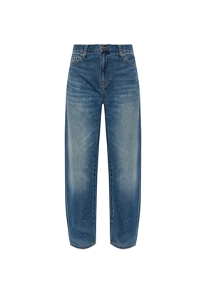 Carhartt WIP Arin paint-splatter straight-leg jeans - Blue