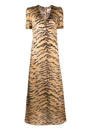 ZIMMERMANN Matchmaker tiger-print maxi dress - Brown