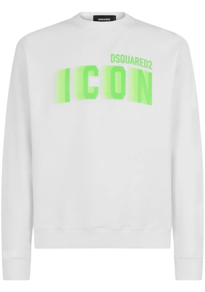DSQUARED2 logo-print cotton sweatshirt - Grey