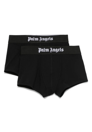 Palm Angels logo-waistband boxers (pack of two) - Black