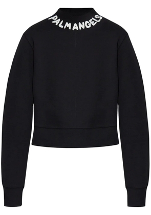 Palm Angels logo-print jumper - Black