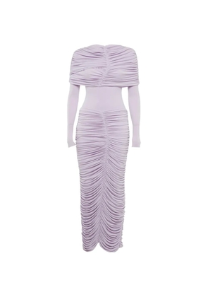 CHATS BY C.DAM Serafina draped maxi dress - Purple