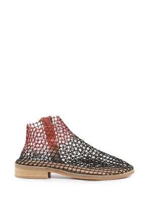 VERDURA SHOES Sardina mesh ankle boots - Black