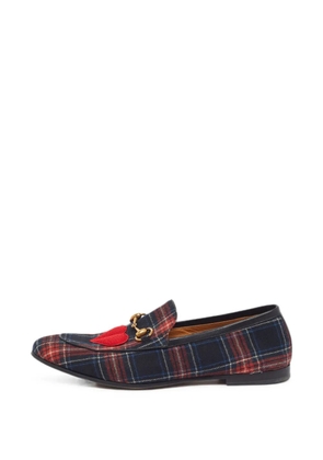 Gucci Pre-Owned Horsebit wool loafers - Blue
