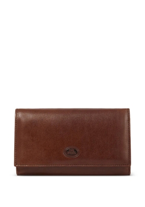 The Bridge logo-plaque leather wallet - Brown