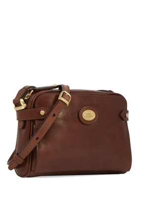 The Bridge Story Donna logo-plaque leather shoulder bag - Brown