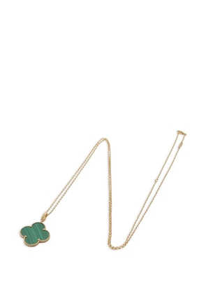 Van Cleef & Arpels Pre-Owned 2010s Magic Alhambra malachite necklace - Gold