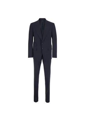 TOM FORD Shelton peak-lapel single-breasted suit - Blue