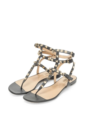 Valentino Garavani Pre-Owned Rockstud caged sandals - Black