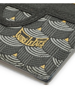 Fauré Le Page Gangsta scale-pattern card holder - Grey