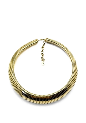 Christian Dior Pre-Owned 1980s Omega collar necklace - Gold