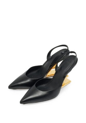 Fendi Pre-Owned Fendi First slingback pumps - Black