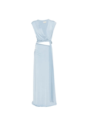ARCINA ORI Jade wrap-style dress - Blue