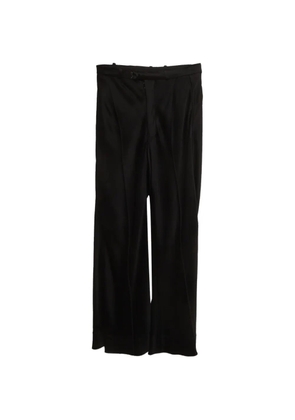 Maison Martin Margiela Pre-Owned Textured satin trousers - Black