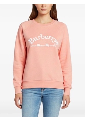 Burberry Pre-Owned logo-embroidered sweatshirt - Pink